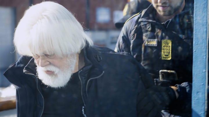 Captain Paul Watson, founder of Sea Shepherd, is arrested